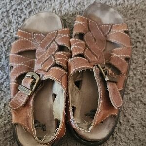 Womens Dr. Martens Tan Leather Sandals Size 7